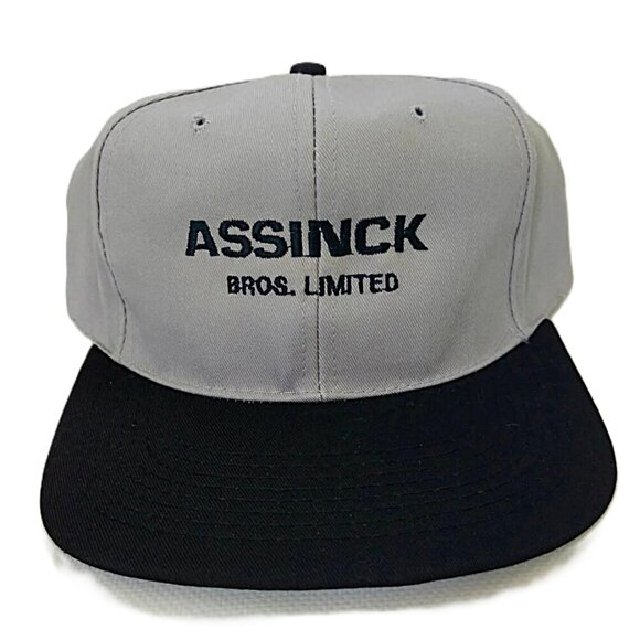 Vintage Trucker Hat Fullback Assinck Bros Ltd Snapback AJM Headwear - Picture 1 of 5